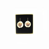 Prairie Smoke Montana Wildflower Wire Earrings by High Country Designs at Montana Gift Corral