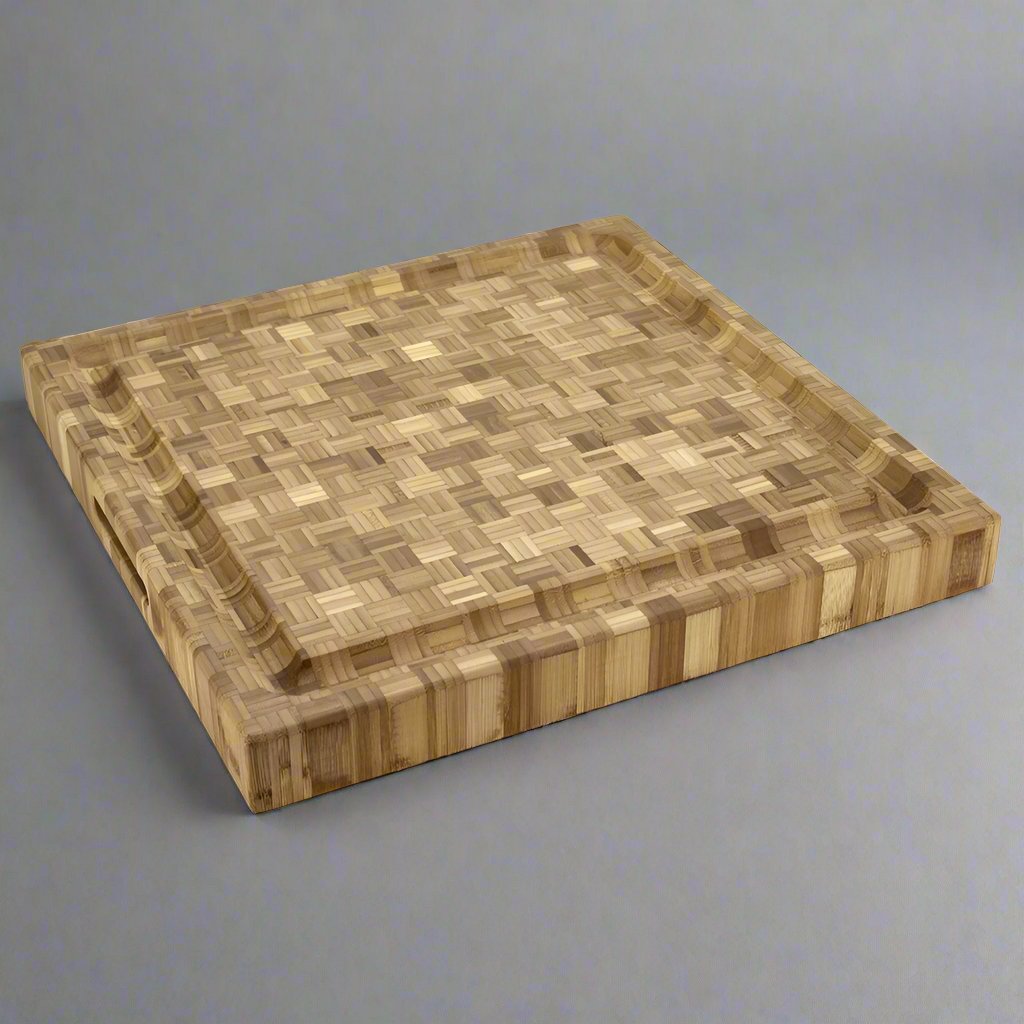 The Pro Board by Totally Bamboo features a stunning bamboo pattern, which makes it great for serving or cutting!