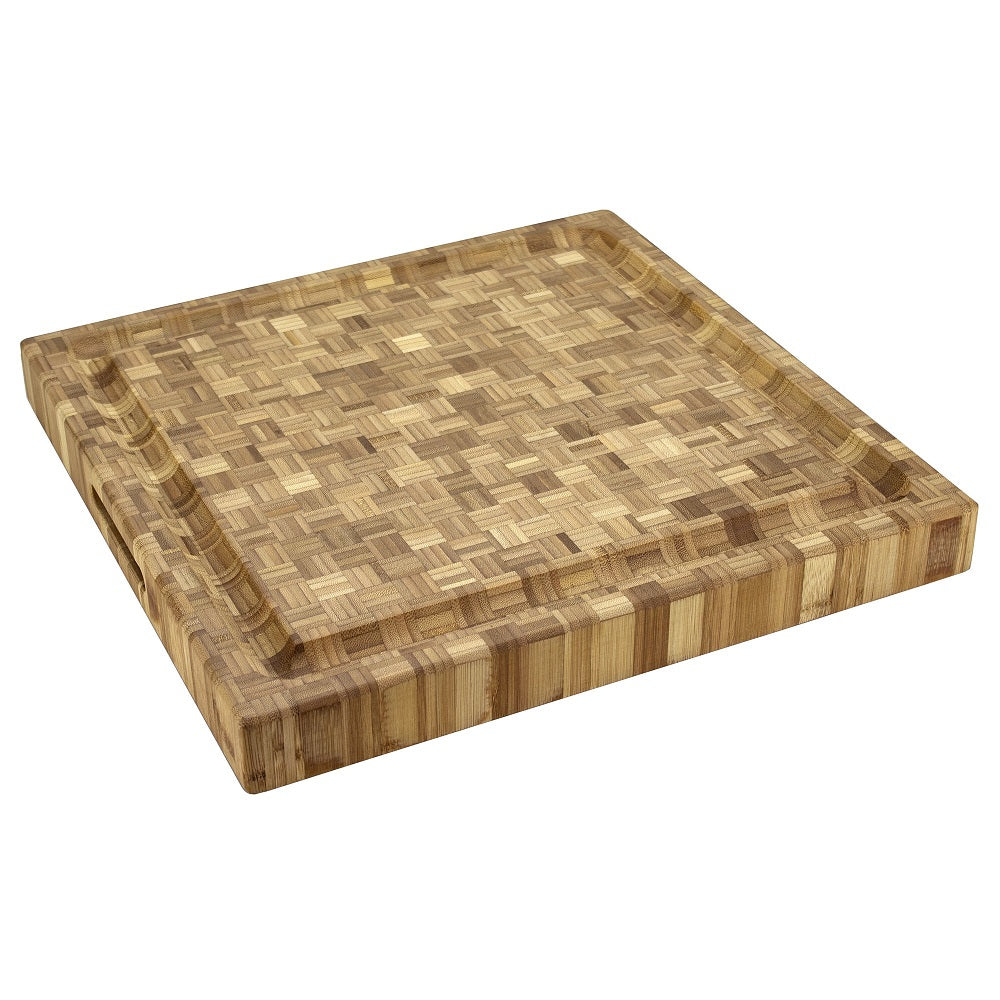 The Pro Board by Totally Bamboo features a stunning bamboo pattern, which makes it great for serving or cutting!