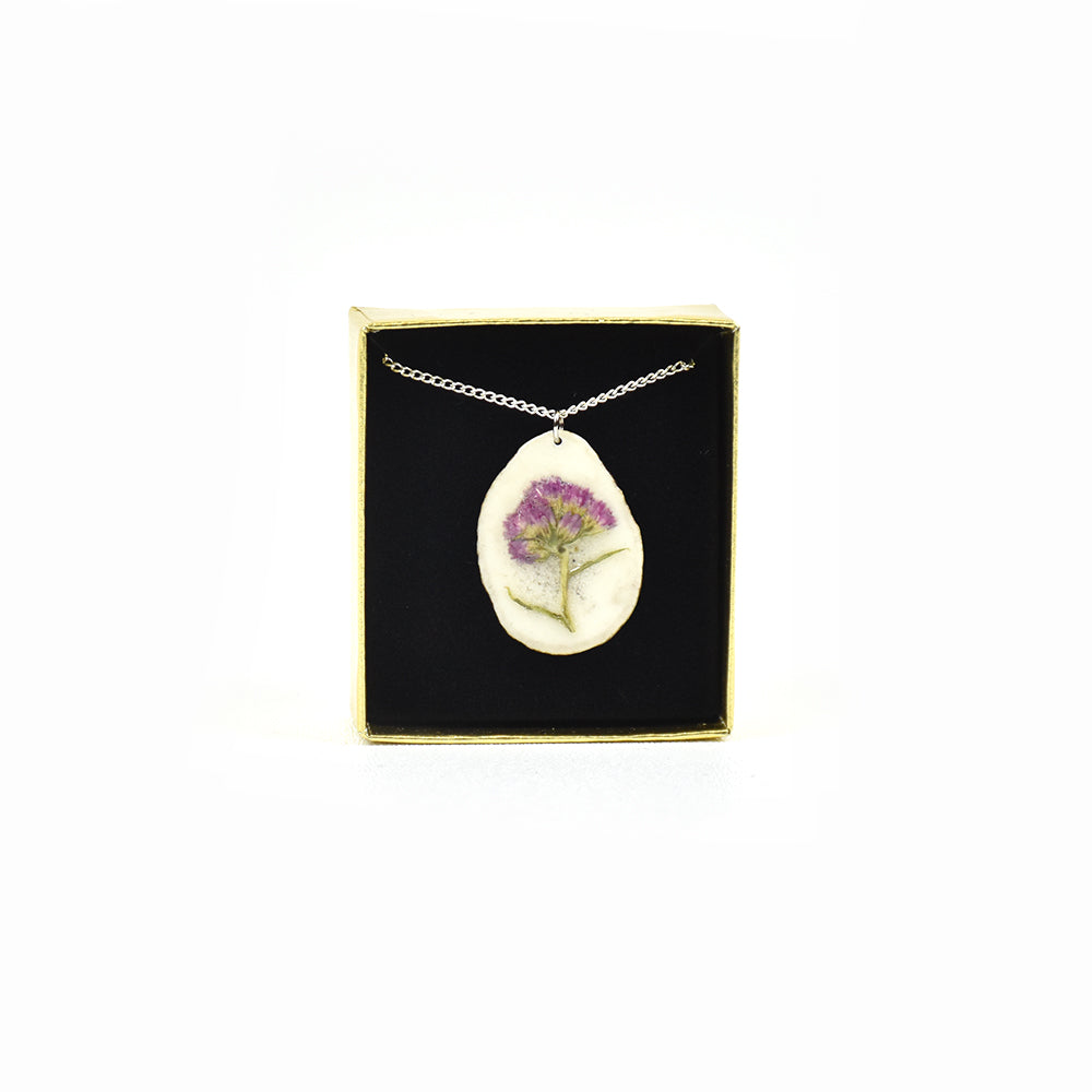 Pussytoe Wildflower Pendant Necklaces by High Country Design