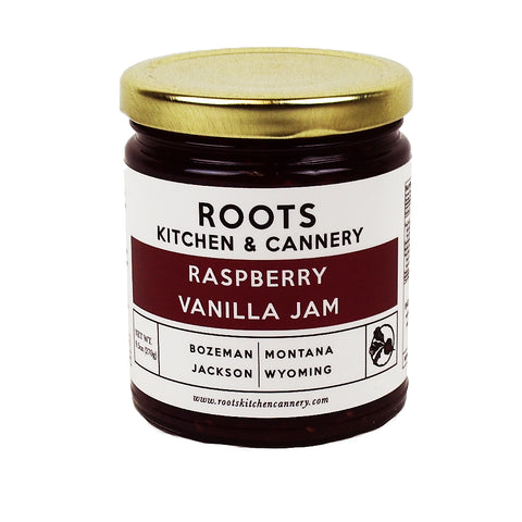 Raspberry Vanilla Jam by Roots Cannery and Kitchen
