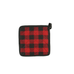 Red Plaid Pot Holder by Lazy One (side 2)