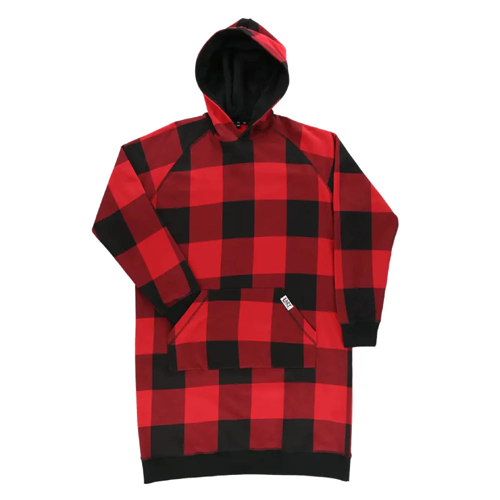 Red 2024 checkered hoodie