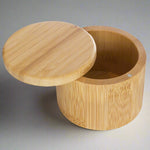 Round Salt Box by Totally Bamboo