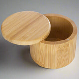 Round Salt Box by Totally Bamboo