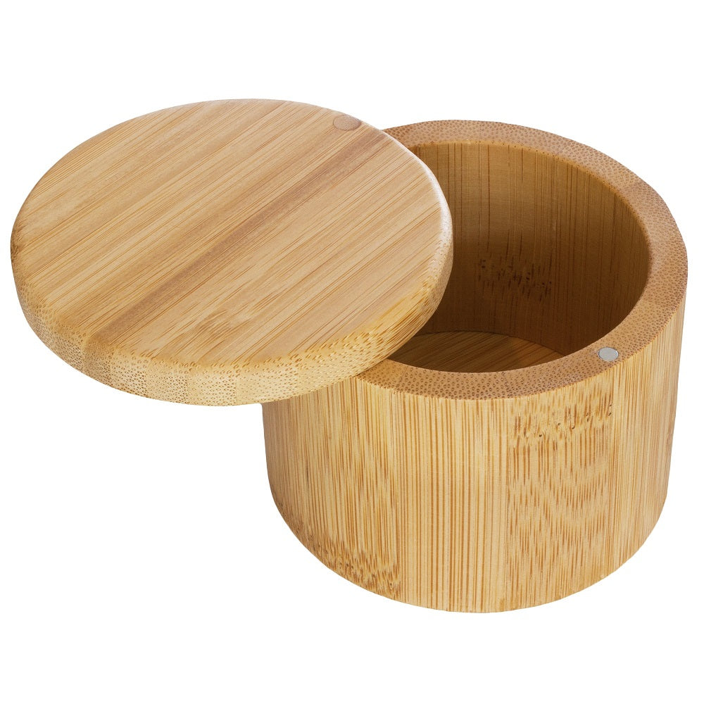 Round Salt Box by Totally Bamboo