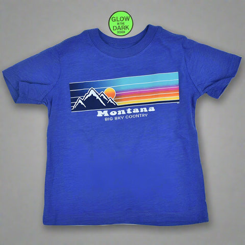 Royal Heather Snow Cone Mountain Youth T-Shirt by Prairie Mountain