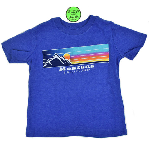 Royal Heather Snow Cone Mountain Youth T-Shirt by Prairie Mountain