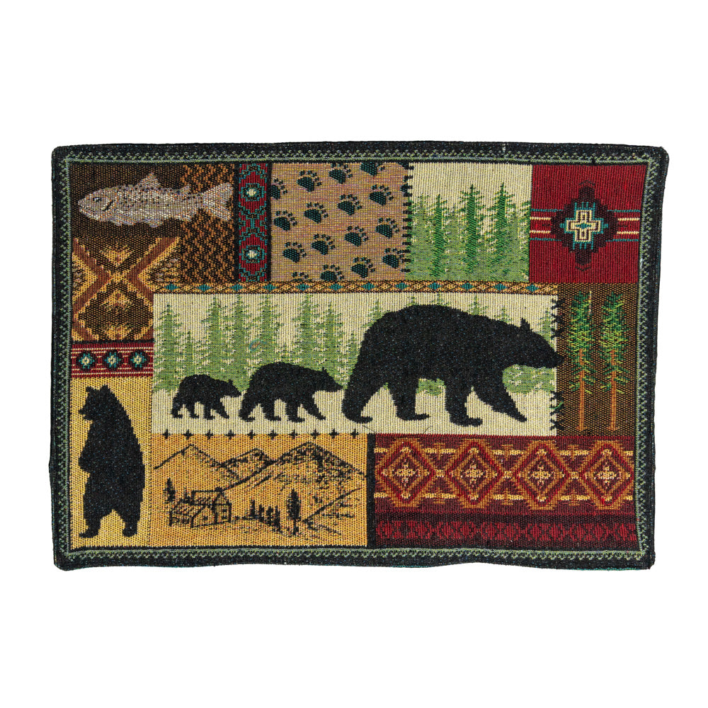 Rustic Bear Placemat