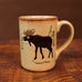 The Rustic Retreat Moose Mug by Park Designs features a rustic sgraffito carved moose that is sure to catch the eye of any lodge lover!