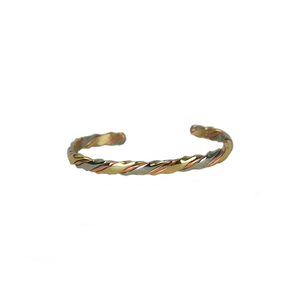 Sacred Path Mixed Metal Bracelet by Sergio Lub Jewelry