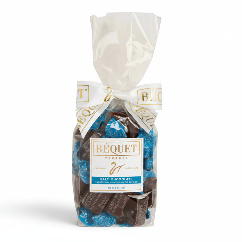 Caramels Gift Bag - 8 oz by Bequet Confections (4 Flavors)