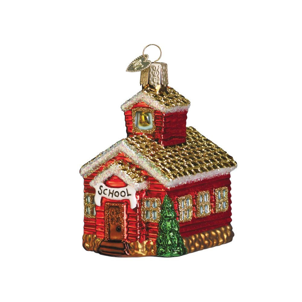 School House Christmas Ornament by Old World Christmas at Montana Gift Corral