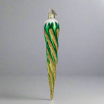 Green Shimmering Icicle Christmas Ornament by Old World Christmas at Montana Gift Corral