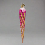 Pink Shimmering Icicle Christmas Ornament by Old World Christmas at Montana Gift Corral