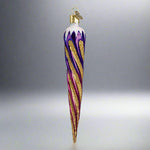 Purple Shimmering Icicle Christmas Ornament by Old World Christmas at Montana Gift Corral