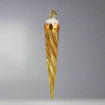 Yellow Shimmering Icicle Christmas Ornament by Old World Christmas at Montana Gift Corral