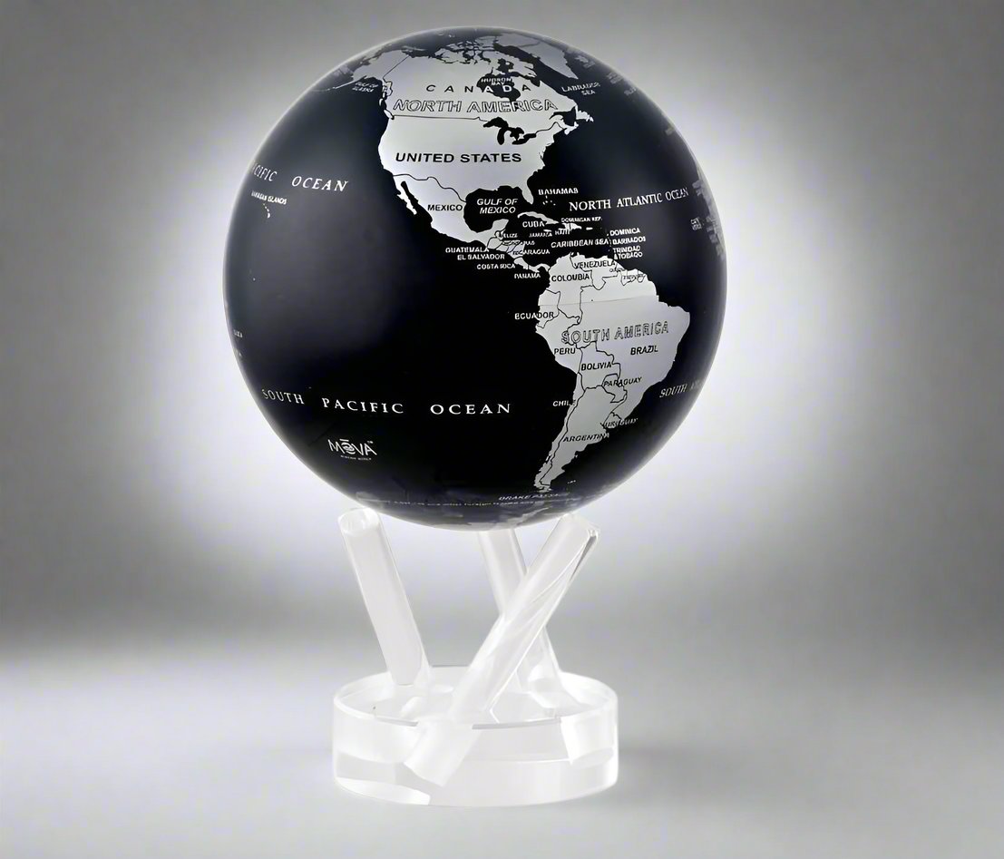 Silver Black MOVA Globe