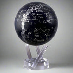 Silver and Navy Blue Constellations MOVA Globe