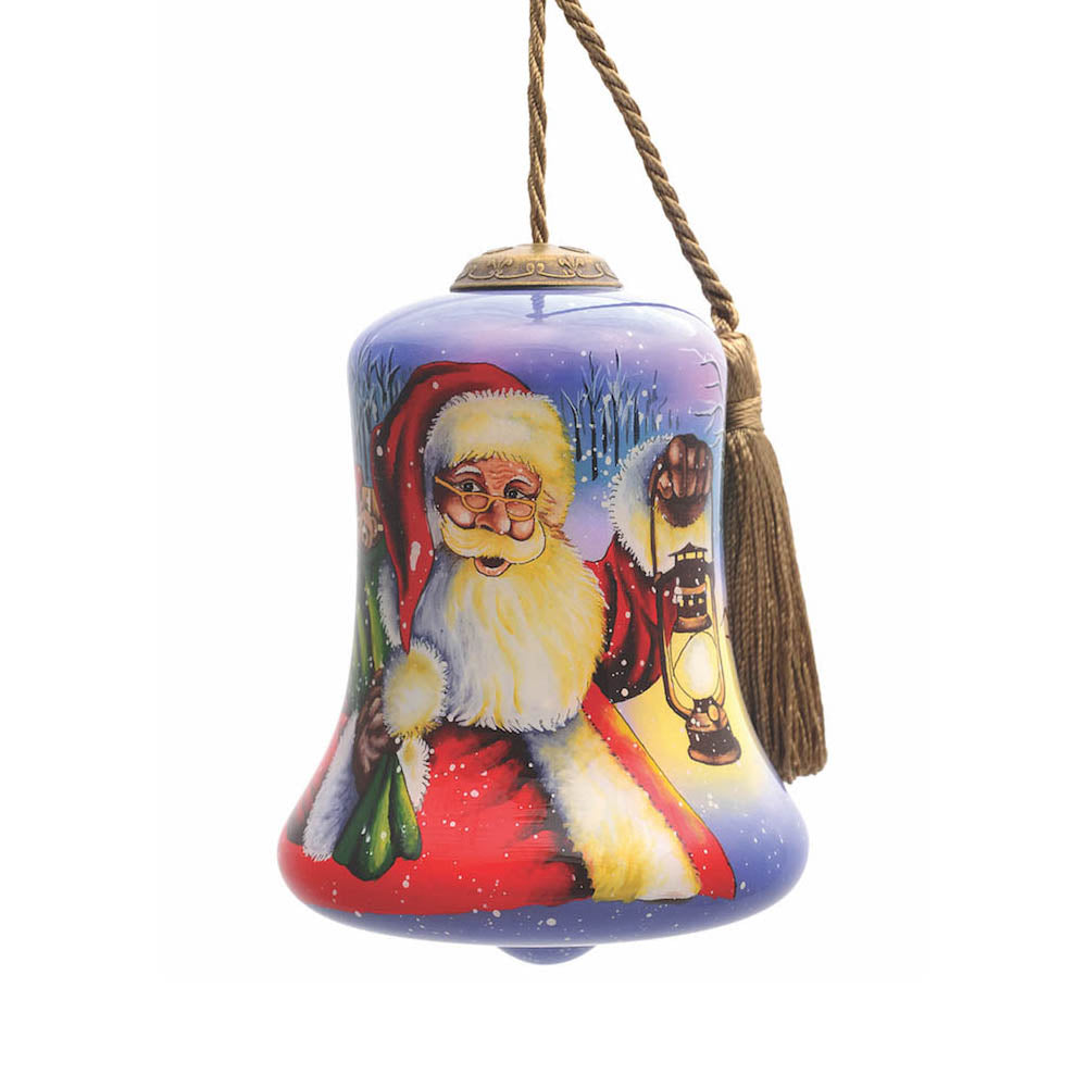 Simon Treadwell Santa With Lantern Inner Beauty Christmas Ornament