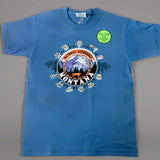 Slate Spinning Tracks Mountain Youth Montana T-Shirt