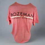 Snow Red Thin as a Rail Mountain Bozeman Montana T-Shirt  