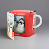 The Dean Crouser Snowmen Winter Scene Mug and Card Set by Demdaco not only includes a cute 12 oz mug with some adorable snowmen on it, but the box it comes in also includes a sentimental card wishing the recipient a Happy Holidays!