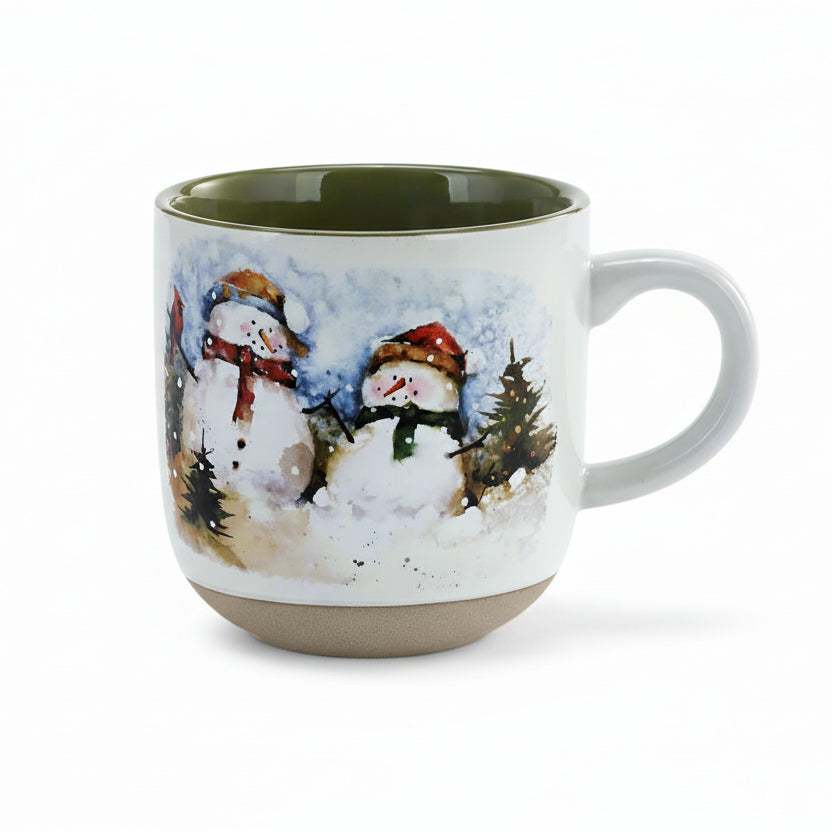 The Dean Crouser Snowmen Winter Scene Mug and Card Set by Demdaco not only includes a cute 12 oz mug with some adorable snowmen on it, but the box it comes in also includes a sentimental card wishing the recipient a Happy Holidays!