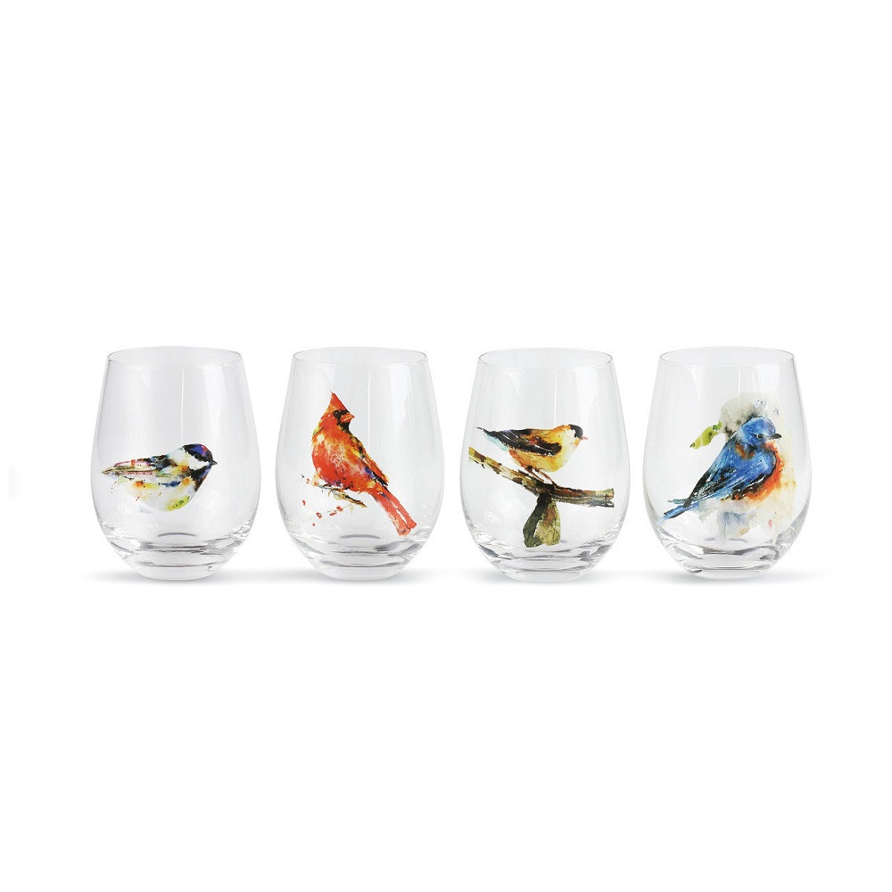 Love Birds Wine Glasses - Set of 2