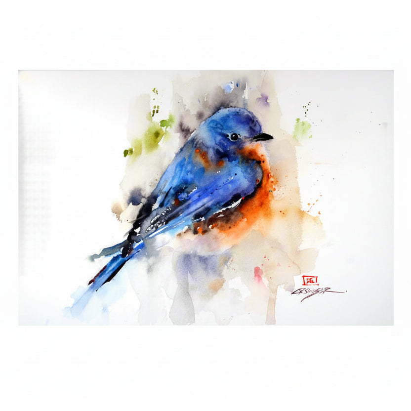 Dean Crouser Springtime Bluebird Greeting Card