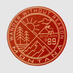 Looking for a great graphic sticker that would be great for the car? Check out the Spurlock Sun Moose Mountains Sticker by Blue 84 Stickers as it makes a great sticker for the bumper!