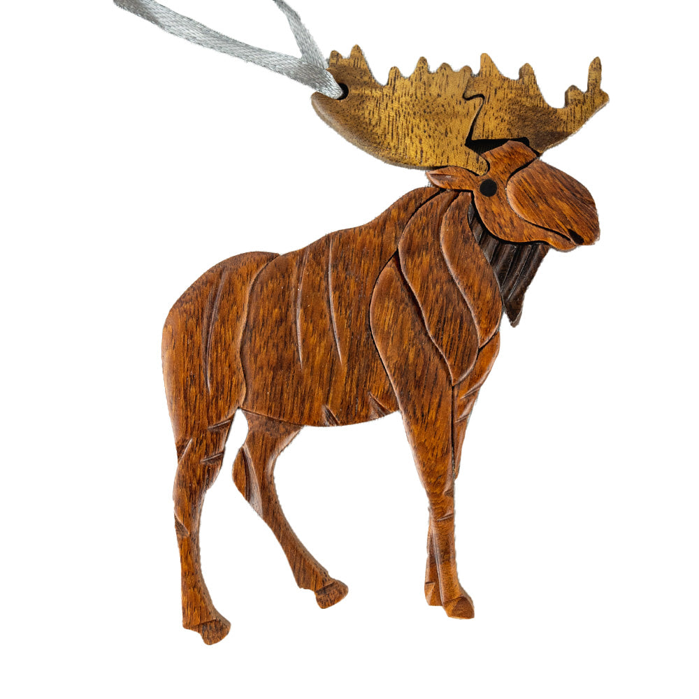 Standing Moose Ornament by The Handcrafted