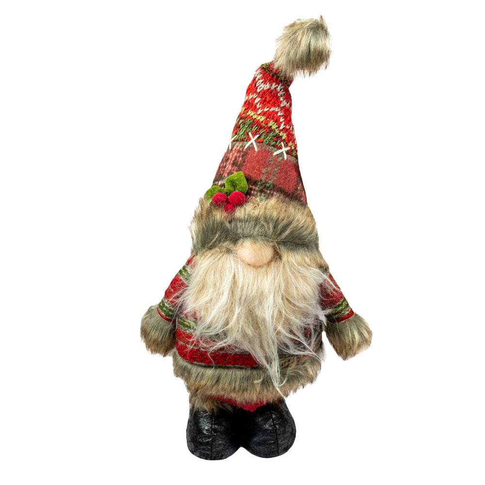 The Standing Santa by Oak Street Wholesale is an adorable gnome that looks good propped up in any living room or entryway.