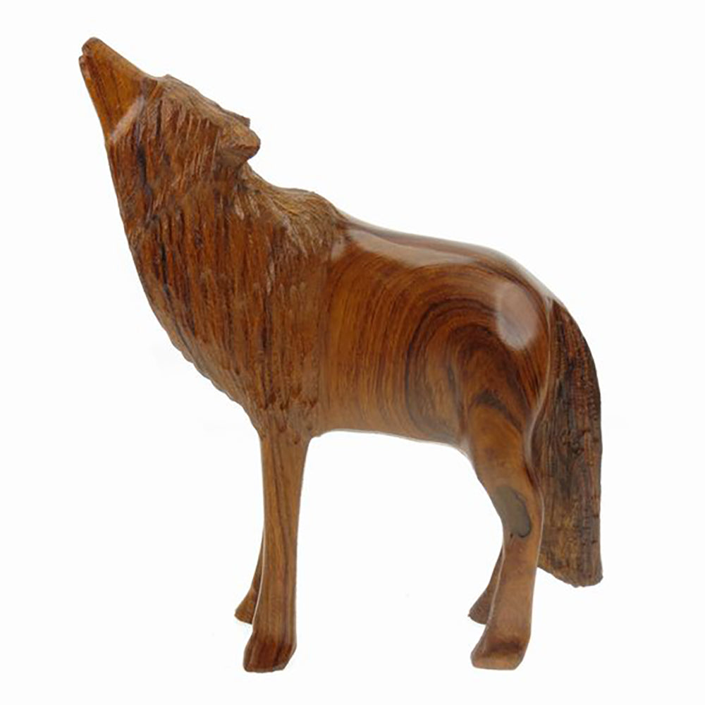 Wolves are amazing majestic animals that symbolize guardianship, loyalty and spirit. This makes the Medium Standing Wolf by Earthview, Inc the perfect figurine for any home decor. The wolf often teaches us to trust our hearts and minds, which is a great thing to be reminded of. 