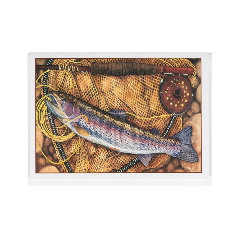 Steelhead Catch Card by Lynn Bean