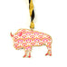 Summer Farmhouse Buffalo Assorted Pattern Metal Christmas Ornament by Art Studio Company