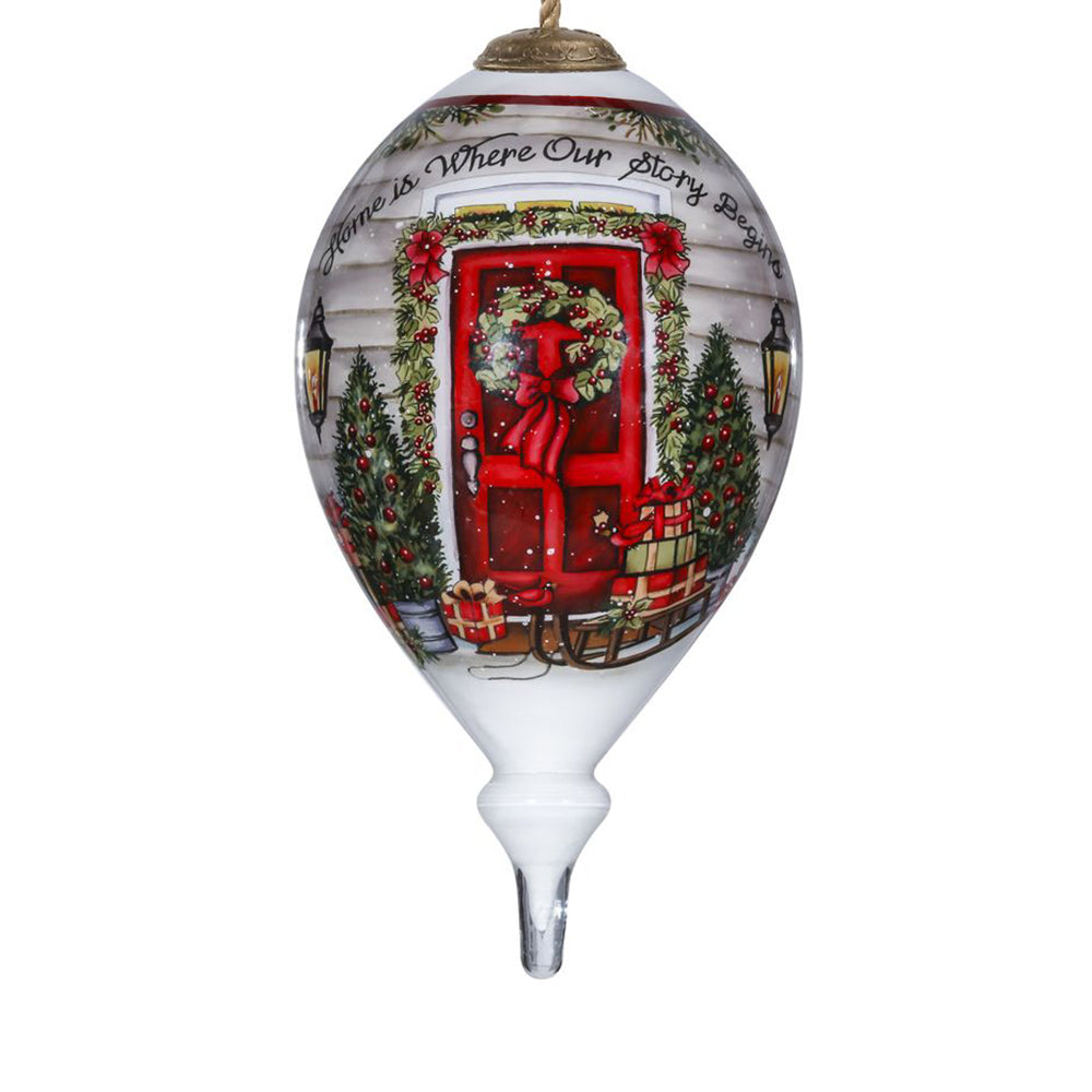 Susan Winget Home is Where Our Story Begins Christmas Ornament