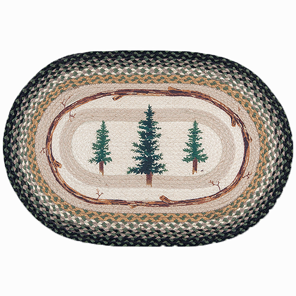 Tell Timbers Oval Patch Rug by Capitol Earth Rugs