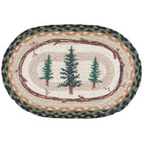 Oval Mini Swatch Trivet Rug by Capitol Earth Rugs (Tall Timbers)