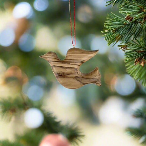 Thick Cut Dove Ornament by EarthWood