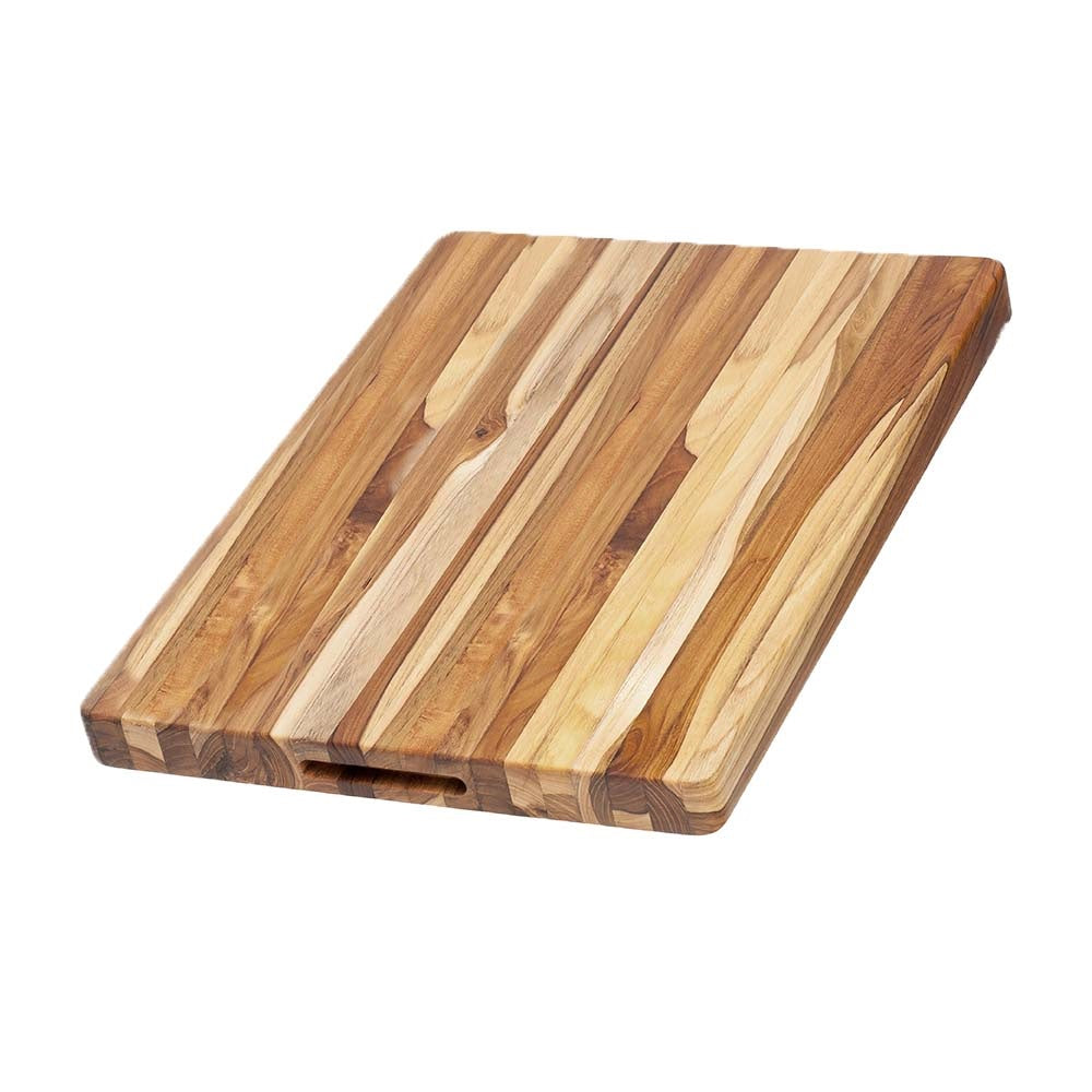 Traditional Carving Board with Hand Grip by Teak Haus