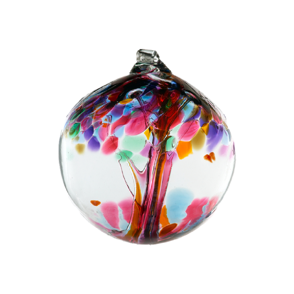 Tree of Friendship Enchantment Ball by Kitras Art Glass