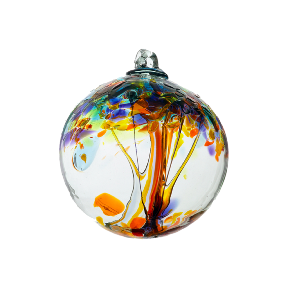 The Tree of Happiness by Kitras Art Glass reminds us that when we look at a tree full of life, swaying in the wind to the rhythm of life, we can see and feel the pure bliss that is happiness. 