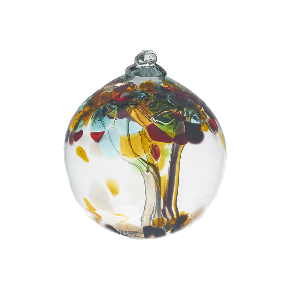 Give the gift of luck with the Tree of Luck Enchantment Ball by Kitras Art Glass! 