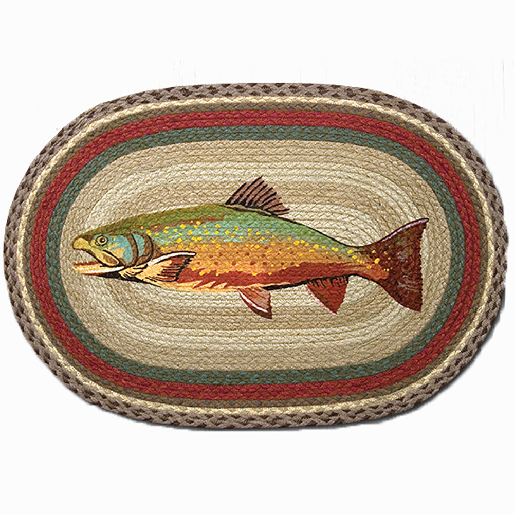 Trout Oval Patch Rug by Capitol Earth Rugs