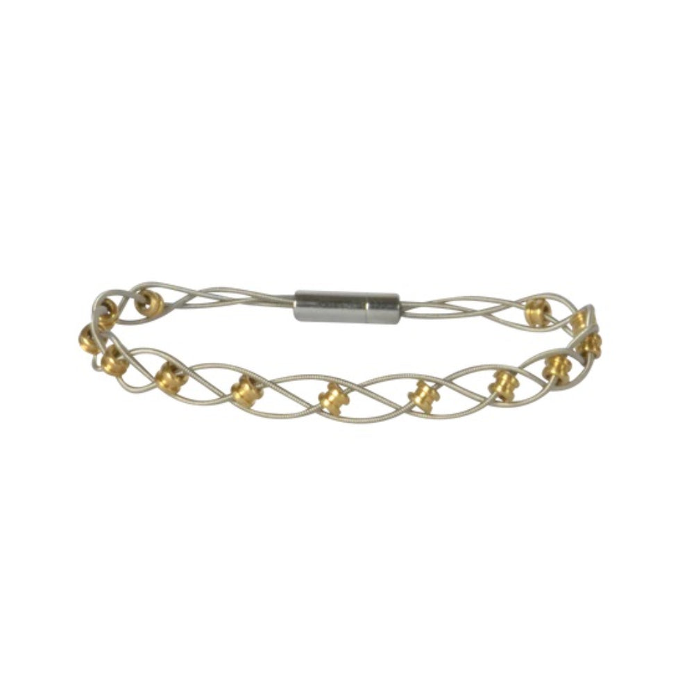 Two-Tone Interlude Bracelet by High Strung Studios