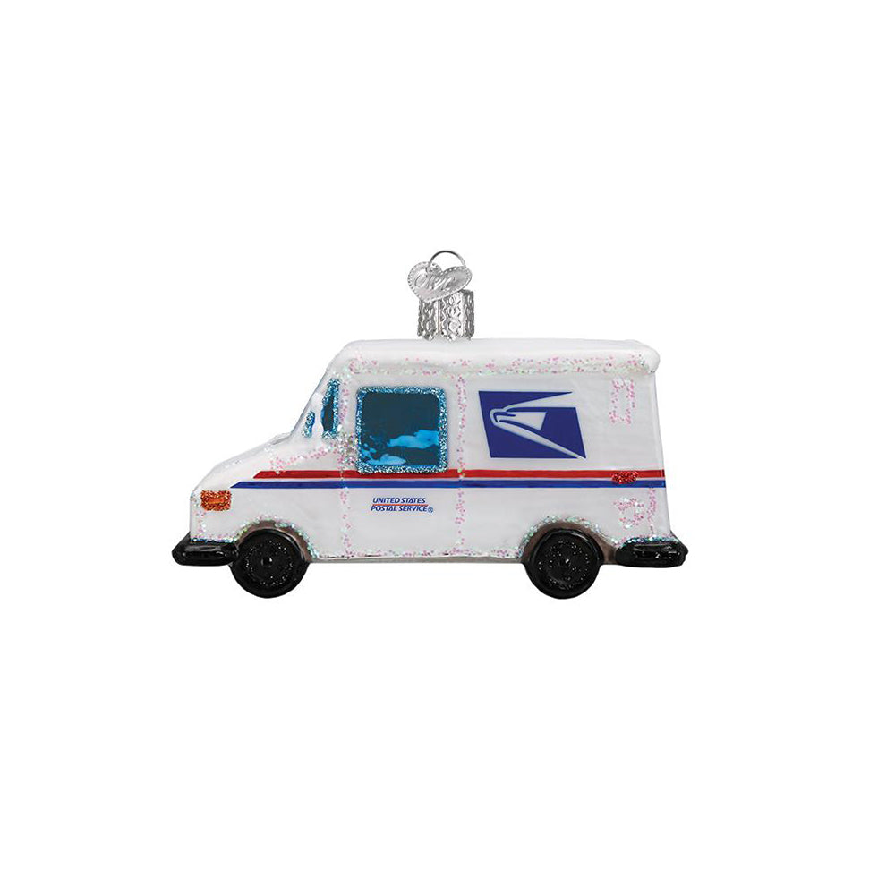 USPS Mail Truck Christmas Ornament by Old World Christmas (76354).jpg