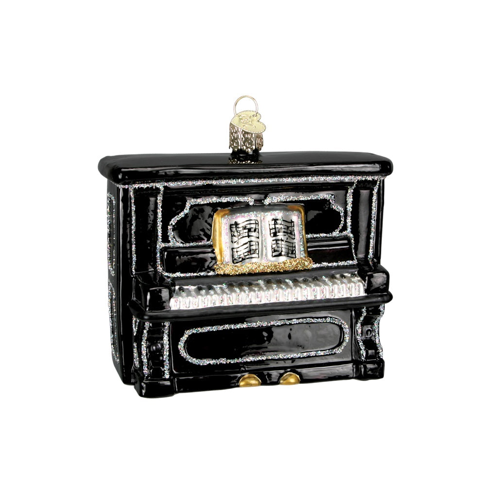 Black Upright Piano Christmas Ornament by Old World Christmas at Montana Gift Corral