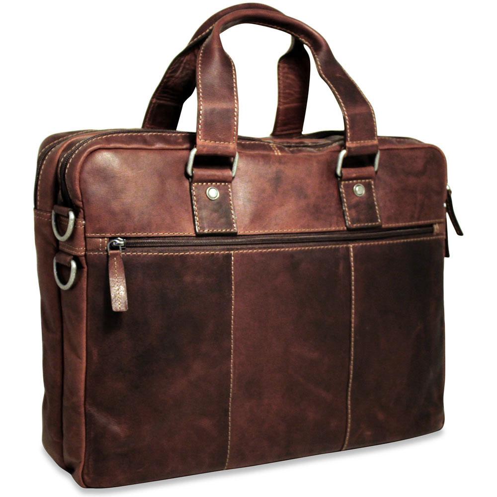 Voyager Large Double Gusset Top Zip Briefcase