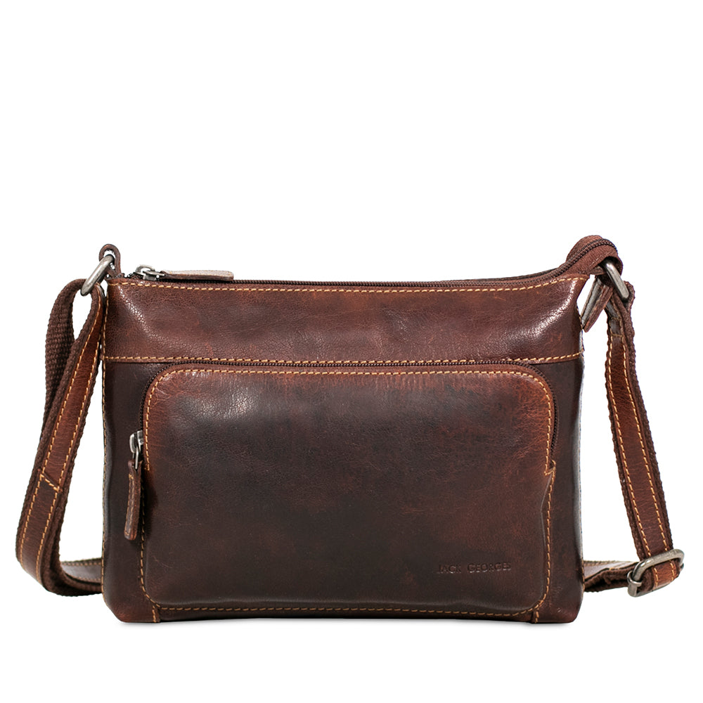 The Voyager Mini City Crossbody by Jack Georges is the perfect bag for anyone living that active lifestyle! 